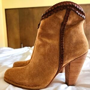 Frye suede booties